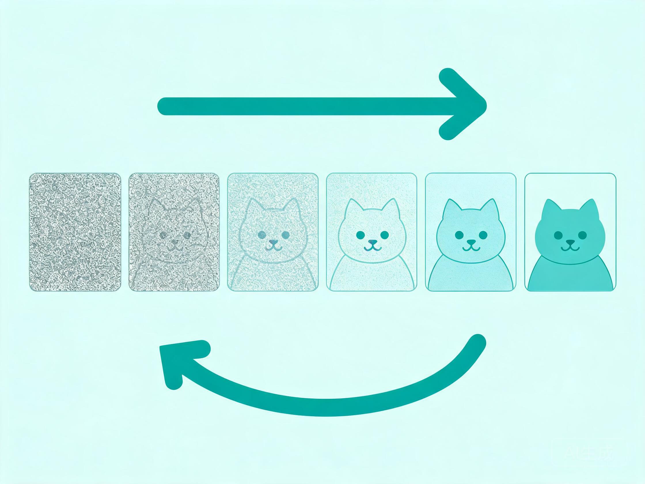 AI是怎么从一片噪点画出一张图的?扩散模型去噪原理拆开讲讲